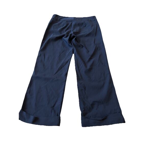 Y2K RAMPAGE Stretch Black Capri Cuffed Pants 3 Comfy Office Siren Corpcore 90s S - Picture 9 of 9